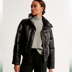 Abercrombie and Fitch mini puffer jacket